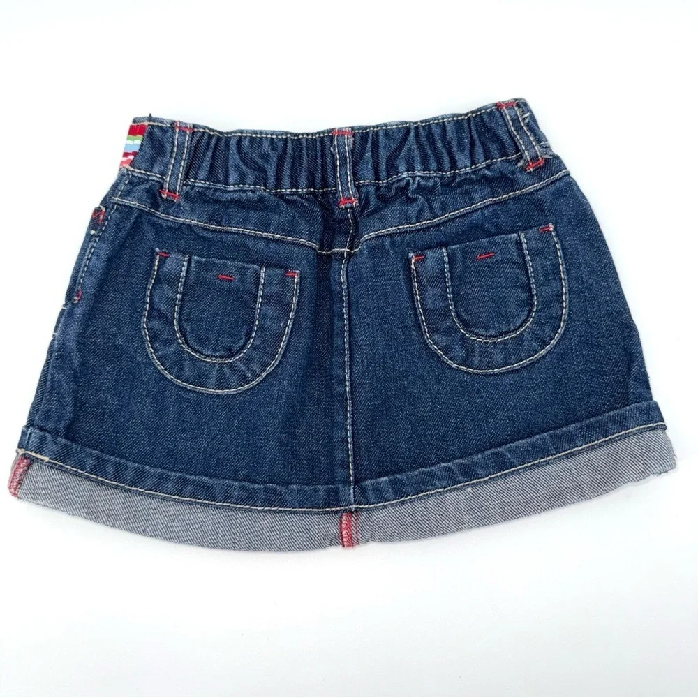 Gymboree Baby Girl's Ribbon Belt Denim Skirt